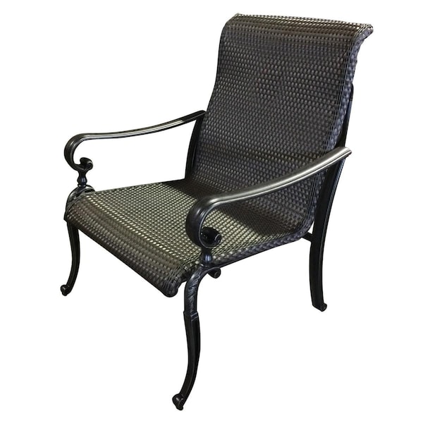 Afd Home Wyndermere Woven Outdoor Club Chair; Brown - 39.25 x 34 x 28.25 in. 11284926 - main